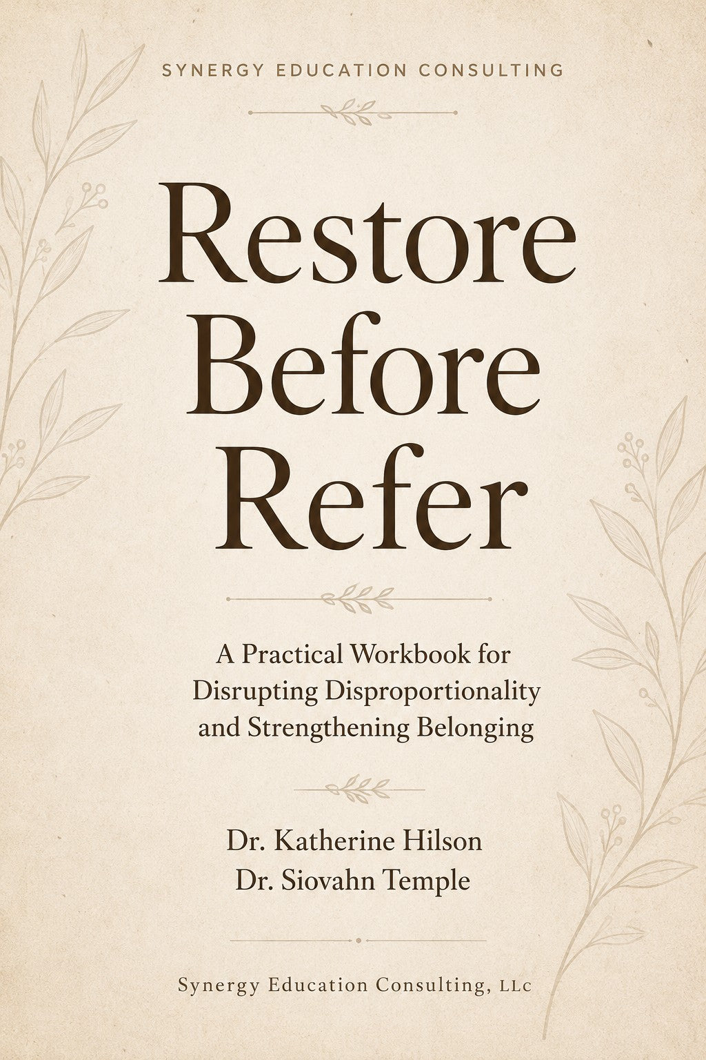 Restore Before Refer: Digital PDF Workbook